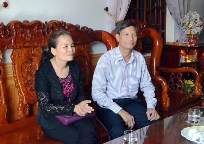 Với chị Nguyệt, sự hòa thuận vợ chồng là điểm tựa thành công.